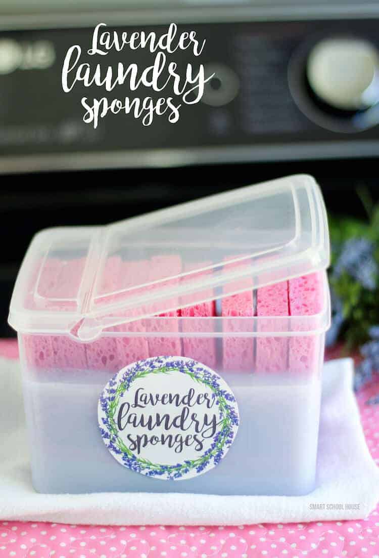 Lavender Laundry Sponges by Smart Schoolhouse