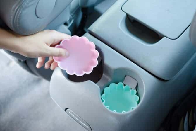 Silicone Cupcake Car Cup Holder Liners by The Krazy Coupon Lady