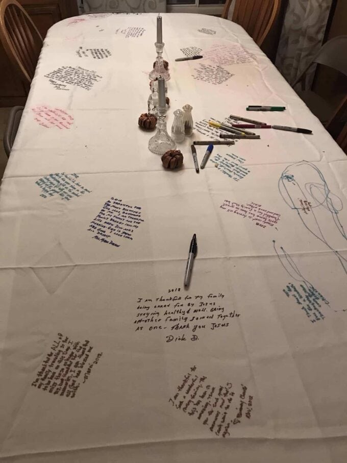 Thanksgiving Table Cloth