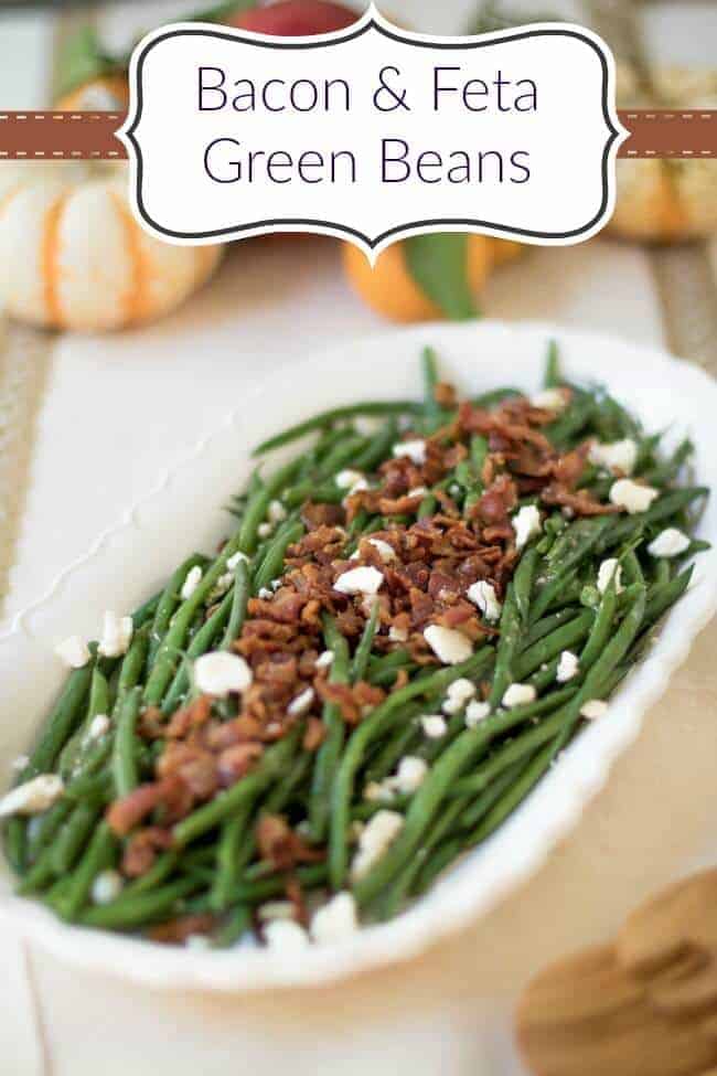 Bacon and Feta Green Beans - the perfect side dish!