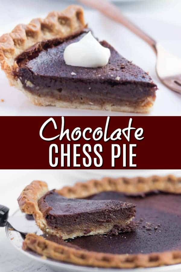 Chocolate Chess Pie - Old fashioned recipe