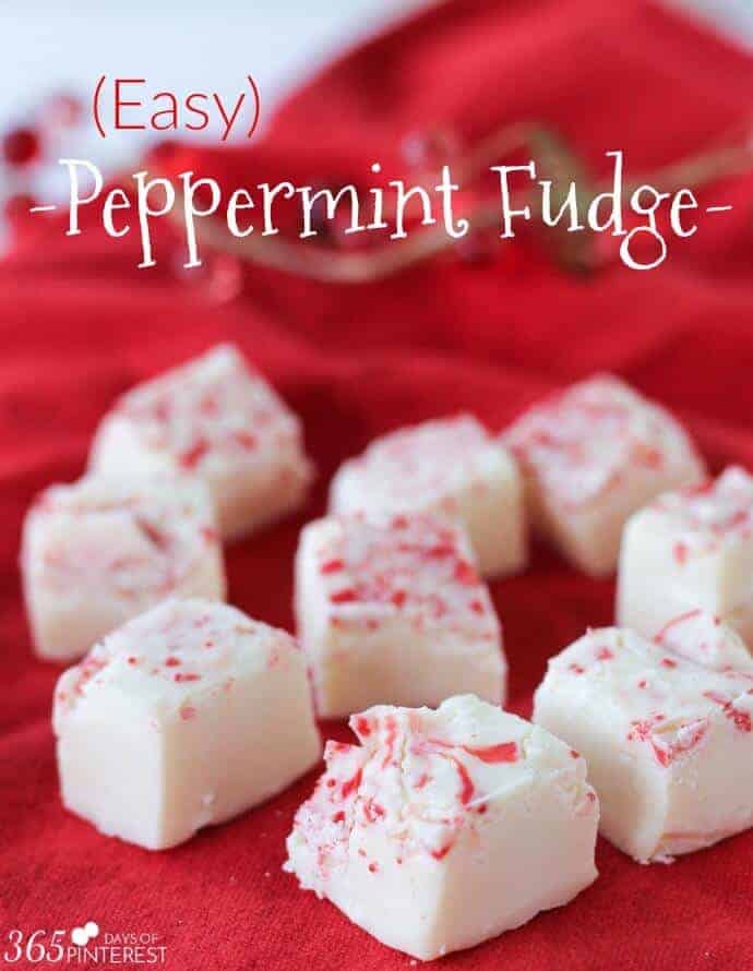 Peppermint chocolate white fudge