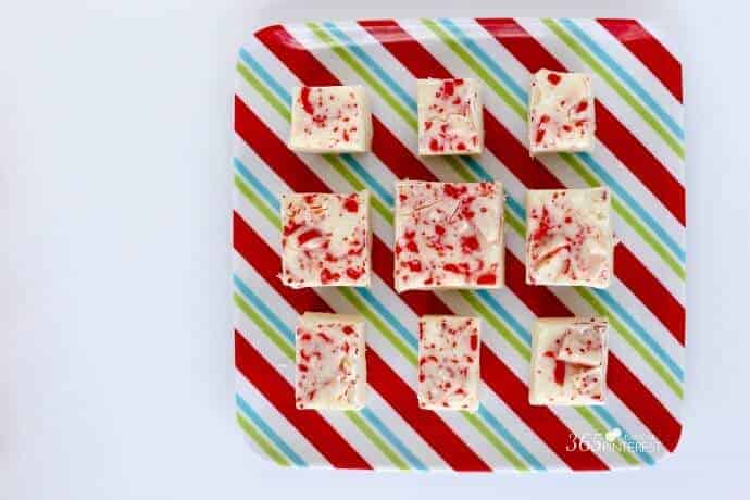 the easiest peppermint fudge