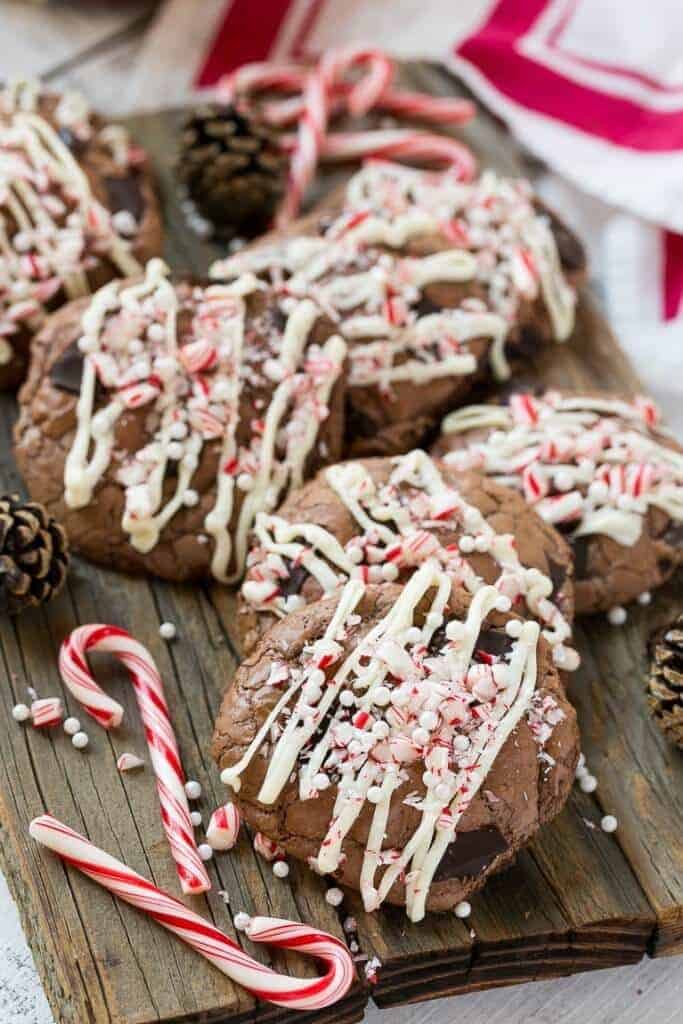 Peppermint Bark Cookies 