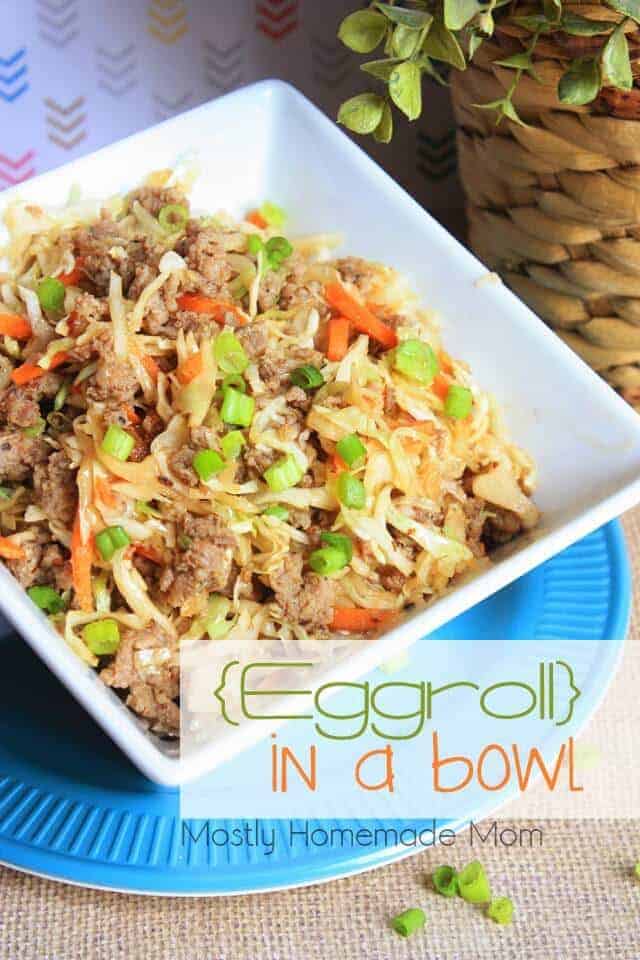 Eggroll in a Bowl by Mostly Homemade Mom