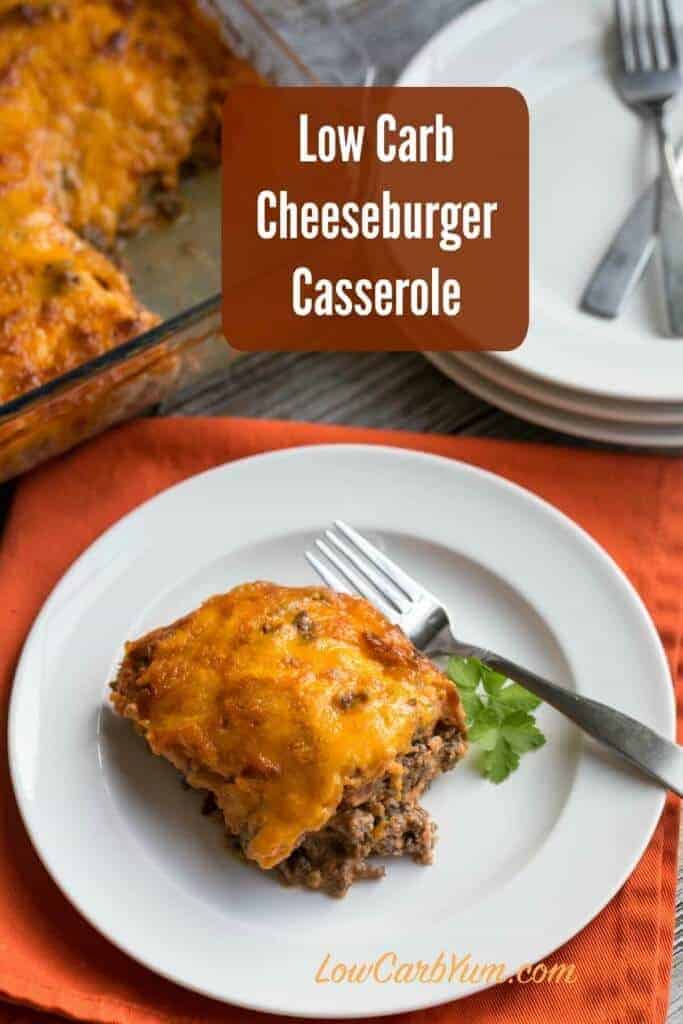 Low Carb Bacon Cheeseburger Casserole | Favorite Low Carb Recipes