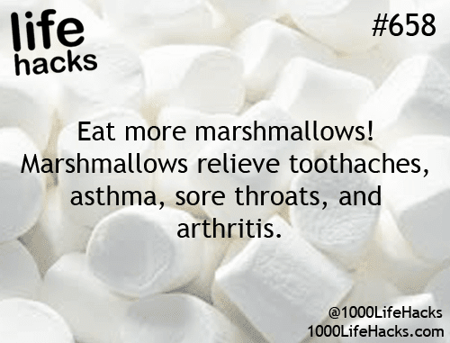 Marshmallows for Sore Throat | Cold and Flu Hacks for Winter