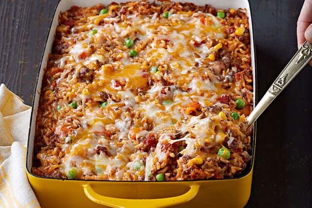Mexican Beef Rice Casserole by Kraft Recipes | Favorite Low Carb Recipes
