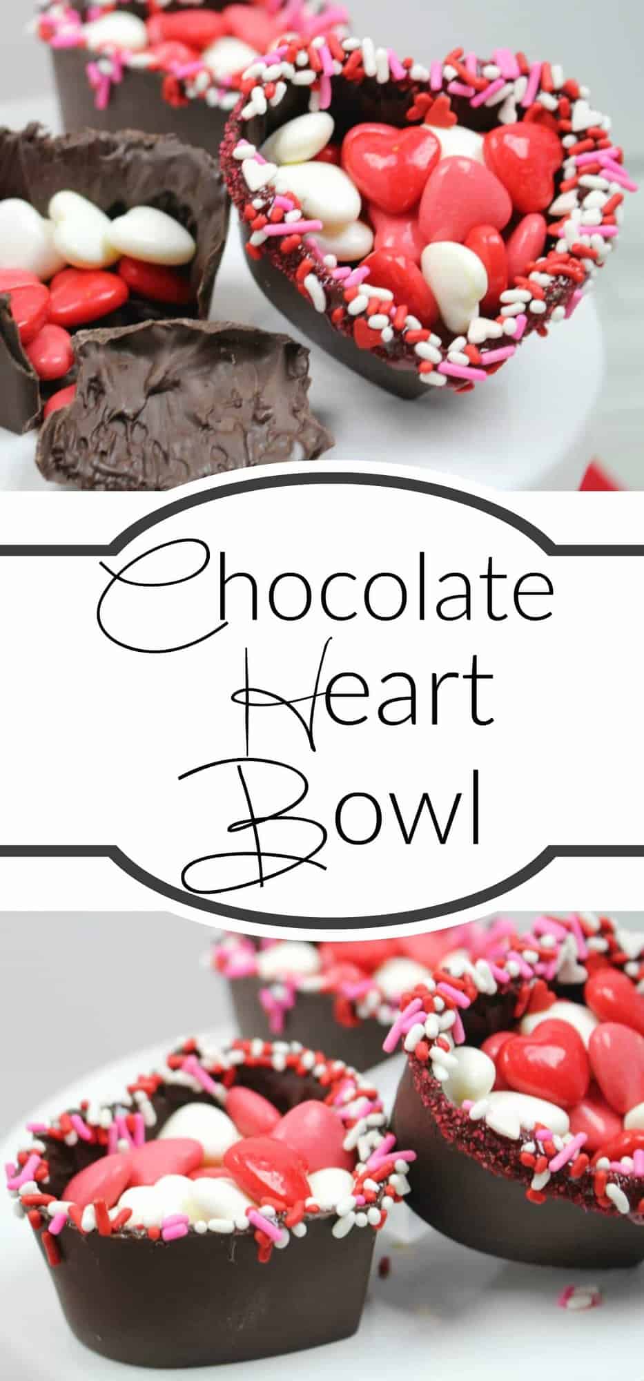 Chocolate Heart Bowl - the perfect Valentine's Day Treat