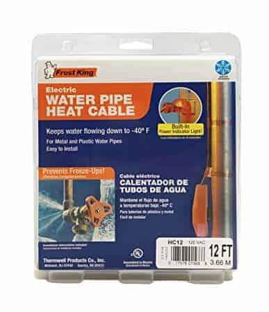 Keeps Pipes from Freezing in the Cold Weather with the Frost King Water Pipe Heat Cable | Winning Winter Hacks