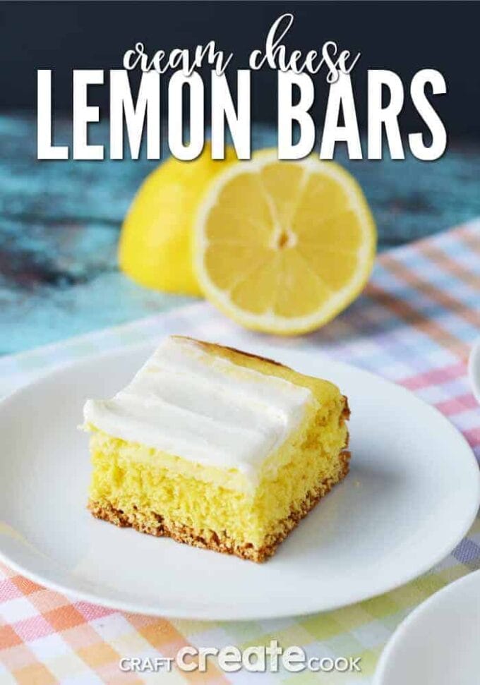 Cream Cheese Lemon Bars - Princess Pinky Girl