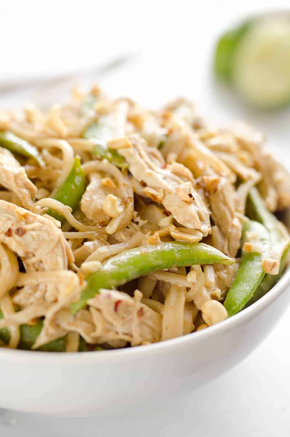 Pressure Cooker Tai Peanut Chicken Noodles | 12 Favorite Instapot Recipes