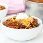 simple chili recipe featured image