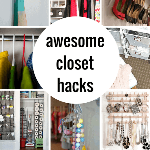 So smart! These closet organization and hack ideas are going to really transform your life! 