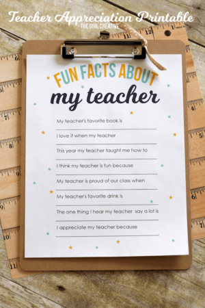 Best Teacher Appreciation Gift Ideas - Princess Pinky Girl