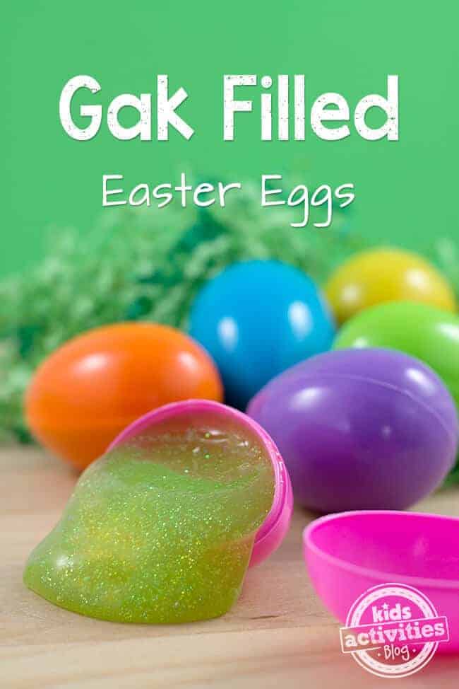 Gak Filled Easter Eggs by Kids Activities Blog | The Coolest Easter Egg Ideas! 