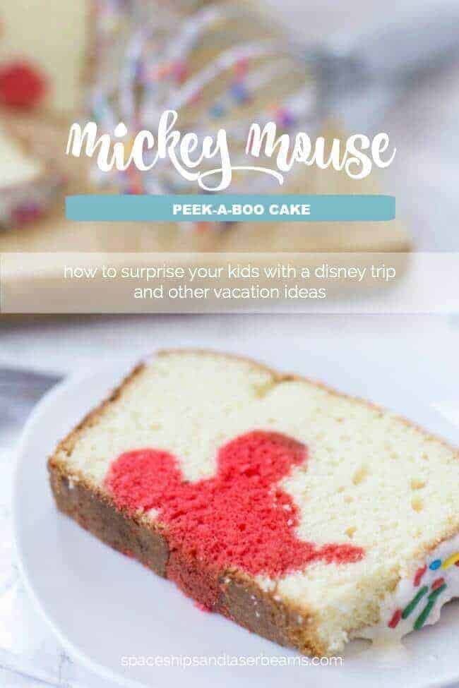 Mickey Mouse Surprise Cake by Spaceships and Laserbeams | Mickey Mouse Ideas that you are going to love! 