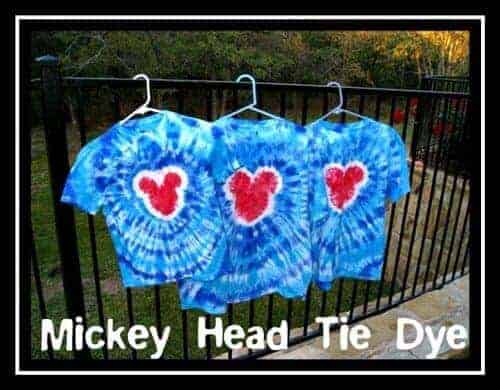 Mickey Mouse Tie Dye T-shirts by Kids Activities Blog | Mickey Mouse Ideas that you are going to love! 