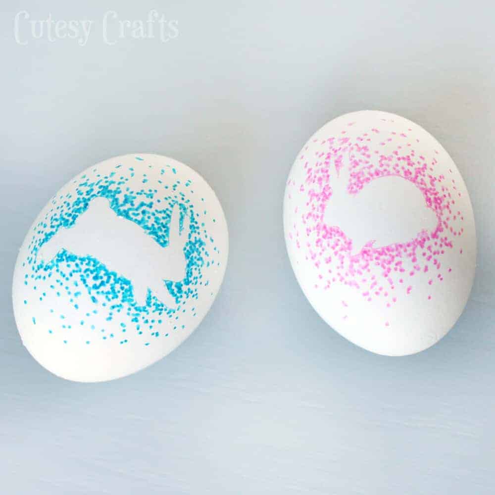 Sharpie Easter Eggs by Cutesy Crafts | The Coolest Easter Egg Ideas! 