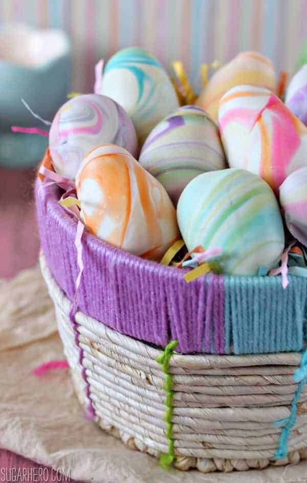 Marbled Easter Egg Truffles by Sugar Hero | The Coolest Easter Egg Ideas! 