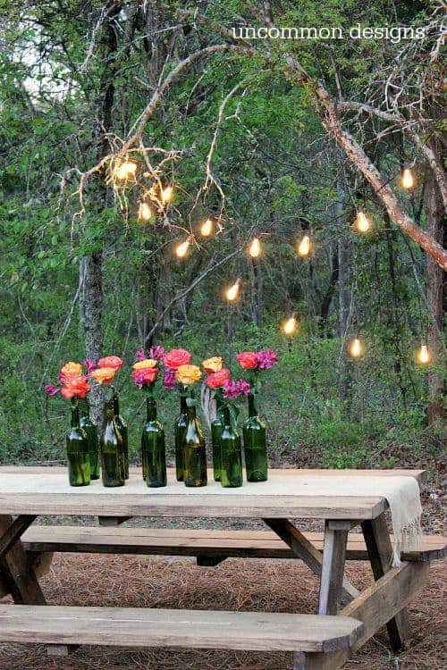 Outdoor Lighting by Uncommon Designs | Budget Backyard Decorating Project Ideas