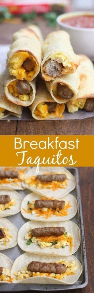 Breakfast taquitos from Tastes better from Scrath | Great Camping Recipes