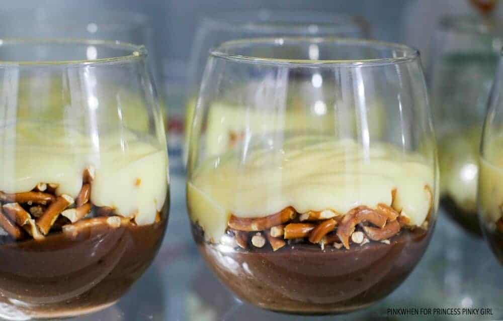 A glass of wine, with Banana split and Chocolate