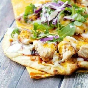 Grilled BBQ Chicken Flatbread Pizza featured image
