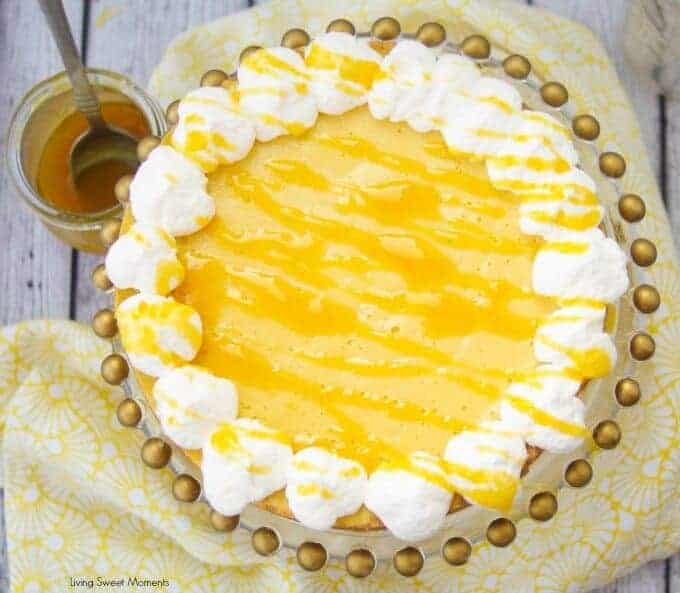 Intant Pot Passion Fruit Pie by Living Sweet Moments