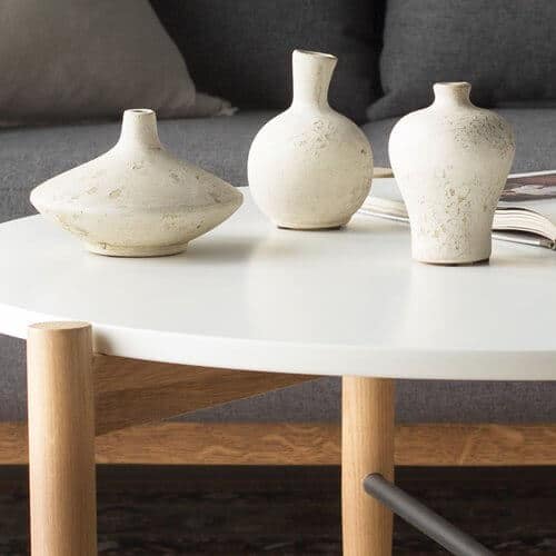 Hettie 3 Piece Vase Set by August Grove via Wayfair | Farmhouse Decor ideas for the Fixer Upper look. 