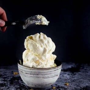 Harry Potter inspired butterbeer ice cream