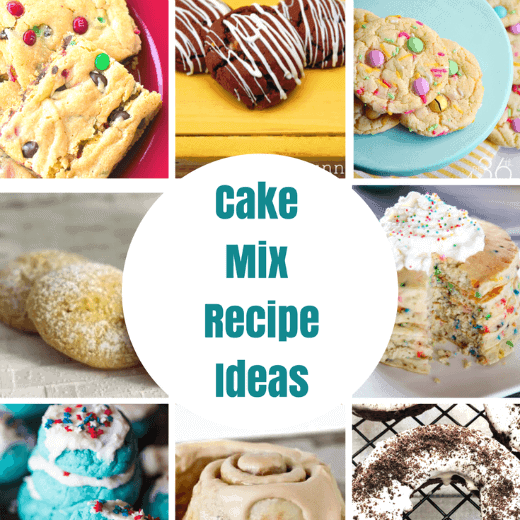Cake Mix Hacks are super easy and always delicious! Take a box of cake mix and turn it into a recipe masterpiece! Make a cake mix into a homemade dessert!