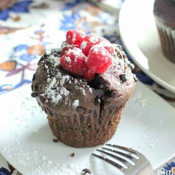 Chocolate Raspberry Breakfast Muffins Princess Pinky Girl