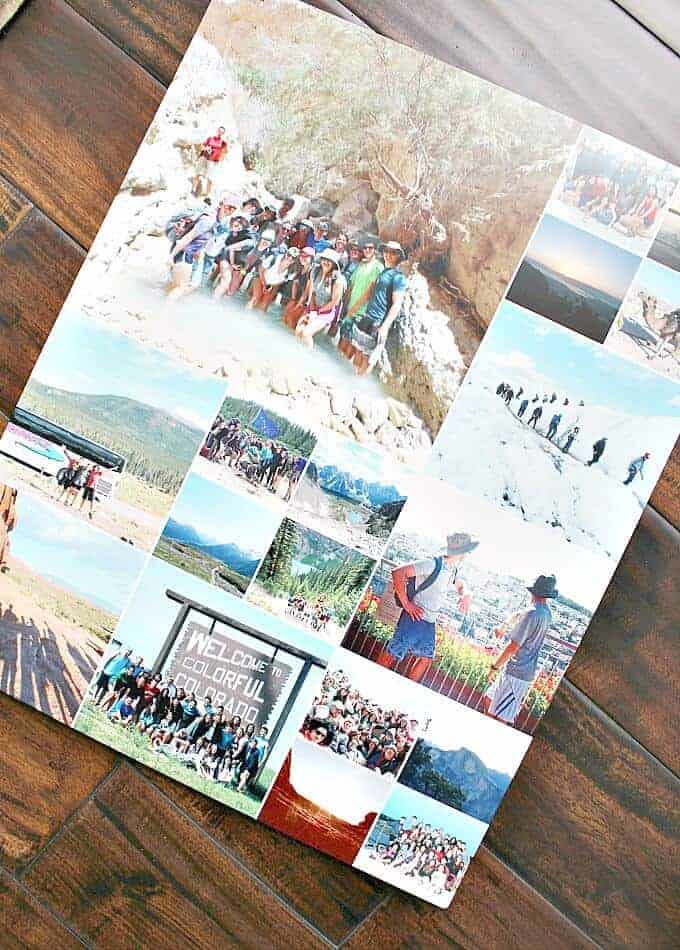 Create a metal print collage for a great personal graduation gift