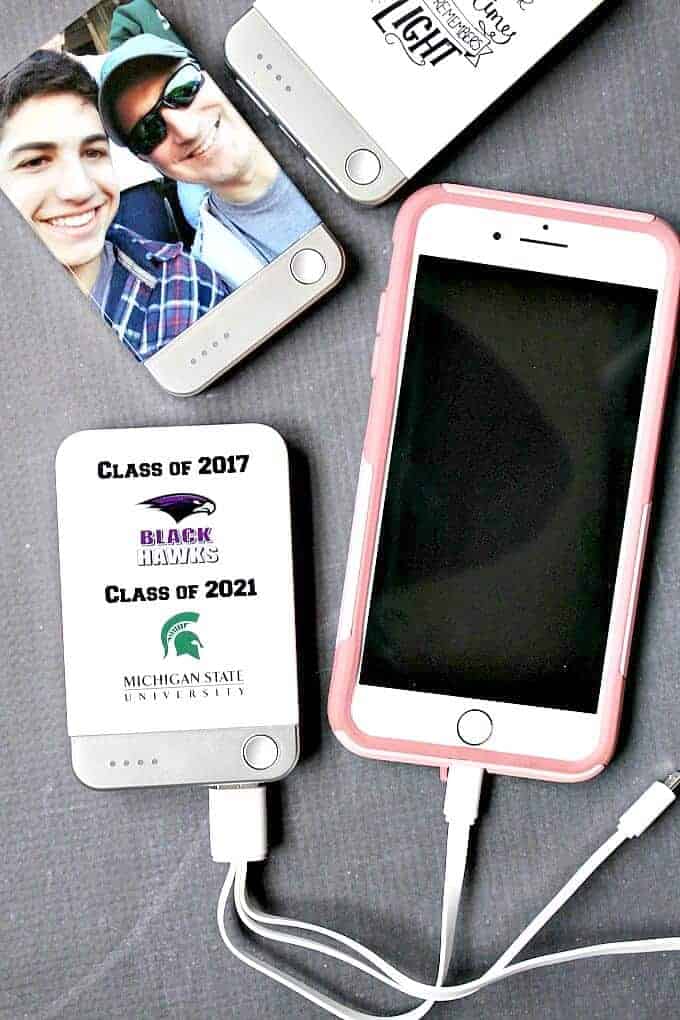 Graduation Gift - mobile portable chargers- such a great gift for your grad