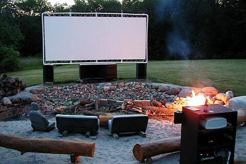 Great backyard movie theaters