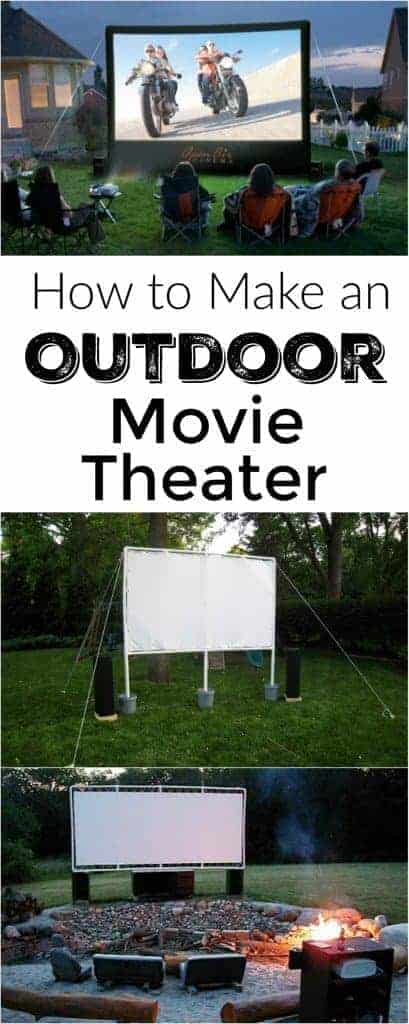 How to make an outdoor movie theater and the BEST movies to watch this summer outside!
