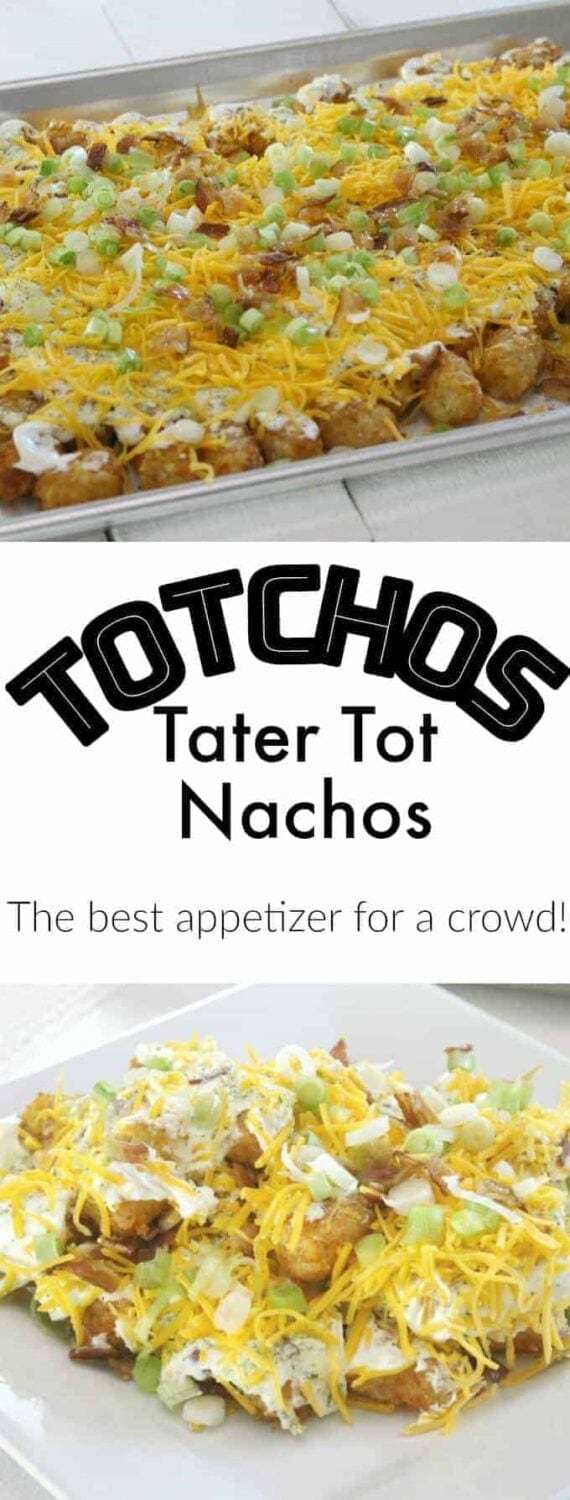 How to make Totchos - Tater Tot Nachos appetizer