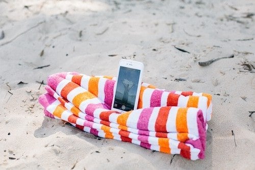 Beach Towel Selfie Stand by Smart School House