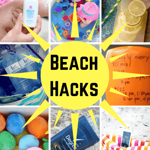 The Best Beach Hacks Around: Save time, money and energy with these great tips and summer hacks to make your beach trip the most fun ever! 