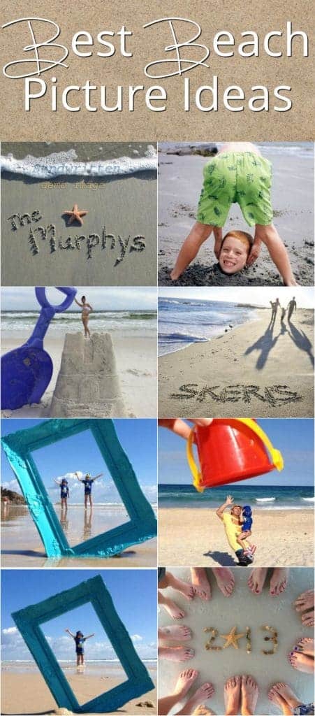 Best Beach Picture Ideas! Great ideas for family vacation pictures