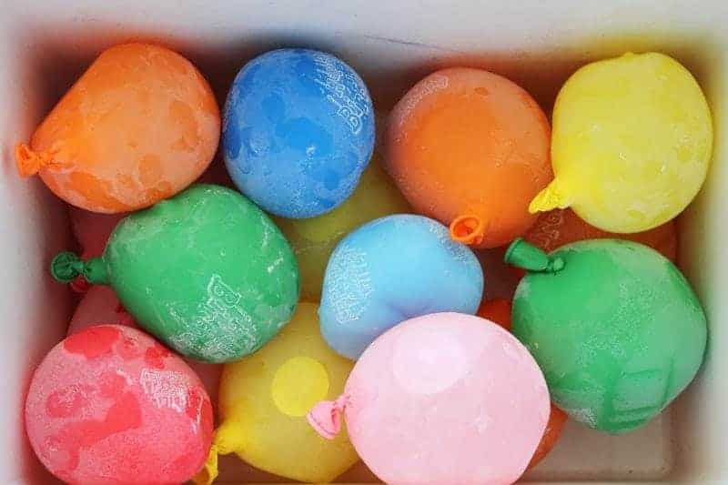 Frozen Water Balloons for a Cooler by Brit & Co