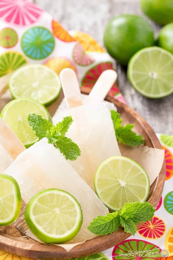 Moscow Mule Popsicle by Cooking on the Front Burner and other amazing adult popsicle recipes!