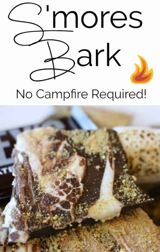 S'mores Bark - Marshmallow, Chocolate and Graham Cracker Deliciousness wrapped up in an indoor s'more!