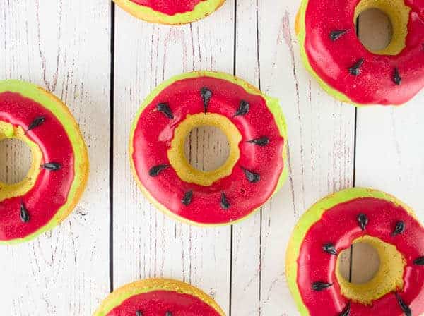 Watermelon doughnuts recipe