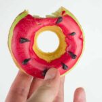 Watermelon doughnut recipe tutorial