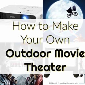 how to make your own backyard movie theater featured image