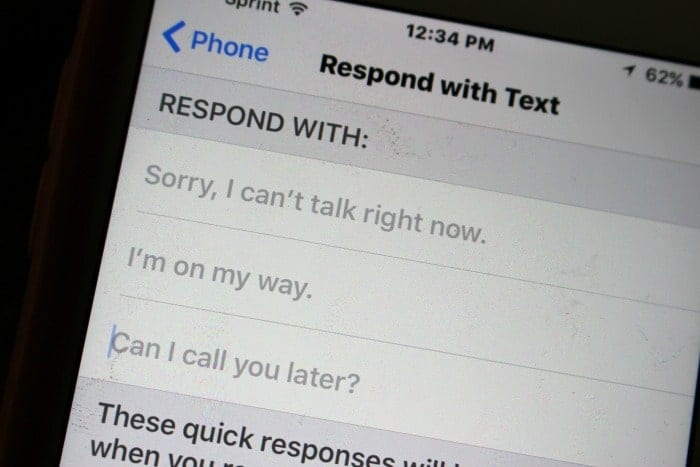 How to customize your respond with text on the iPhone and other great iPhone tips and tricks