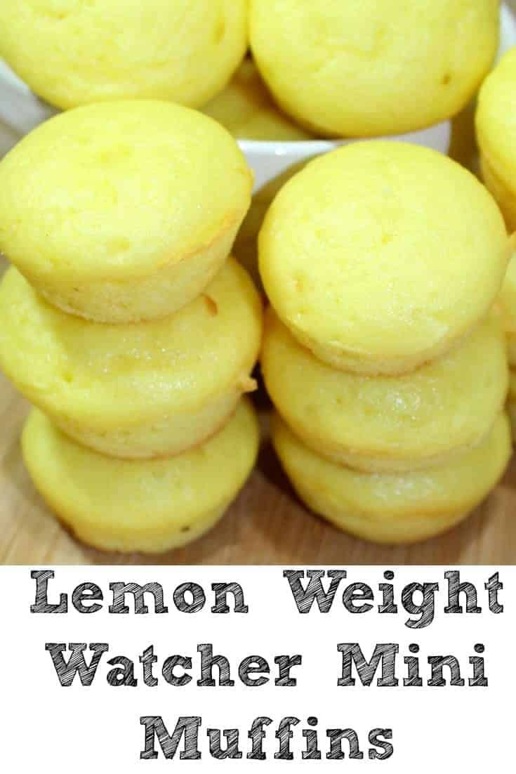 Lemon Weight Watchers Mini Muffins by Penny Pincher Jenny