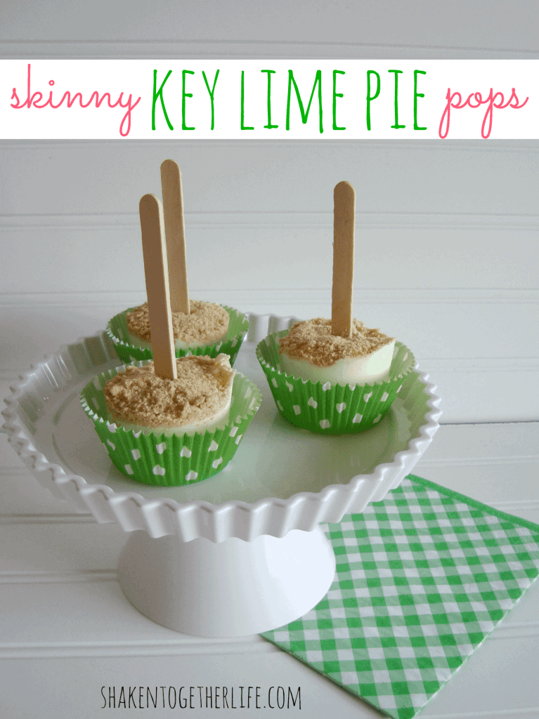 Skinny Key Lime Pie Pops by Shaken Together Life